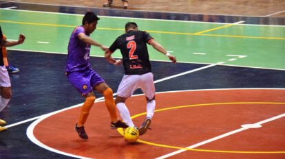 Liga Nacional de Futsal entre Agua Santa y Nantes Vicky Ríos