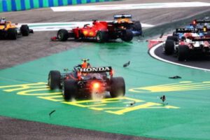 Accidente múltiple en el Gran Premio de Hungría de Fórmula 1