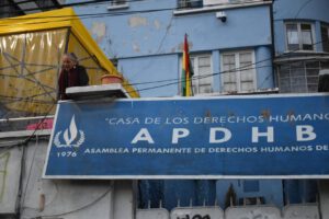 Lucha por la propiedad y el NIT de la sede de la Apdhb