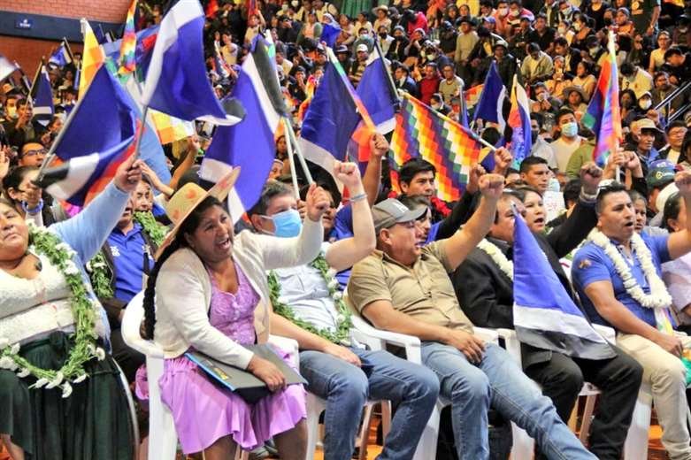 Congreso del MAS en El Alto