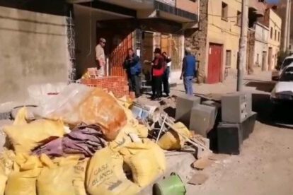 sanciones a propietarios de domicilios por escombros de construcción