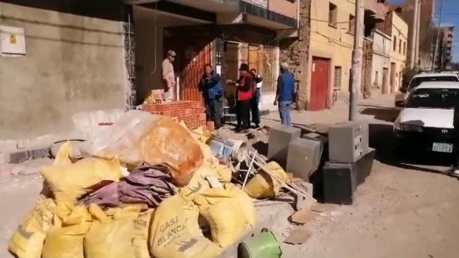 sanciones a propietarios de domicilios por escombros de construcción
