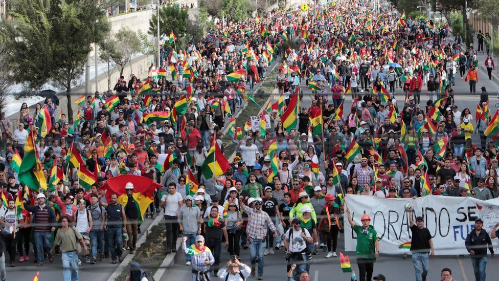 Movilizaciones en Bolivia 2019