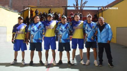 Delegación orureña lista para competir en el campeonato nacional de pelota de mano