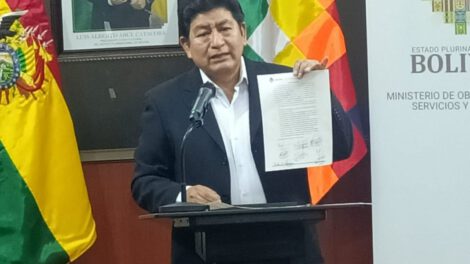 Bloqueo en San Julián por falta de firma del gobernador Camacho