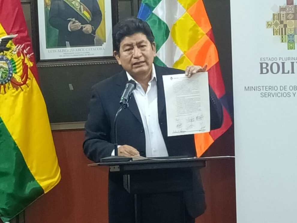 Bloqueo en San Julián por falta de firma del gobernador Camacho