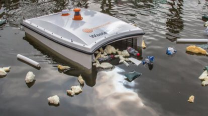Waste Shark, dispositivo eléctrico para limpiar ríos y mares