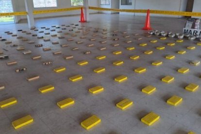 Cocaína incautada en operativos de la Aduana y FELCN
