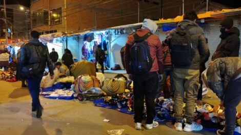 Comercio informal en Oruro