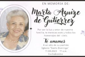 Marta Aguize de Gutierrez