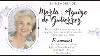Marta Aguize de Gutierrez
