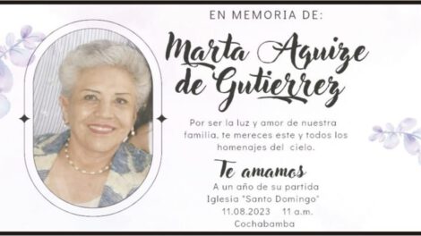 Marta Aguize de Gutierrez