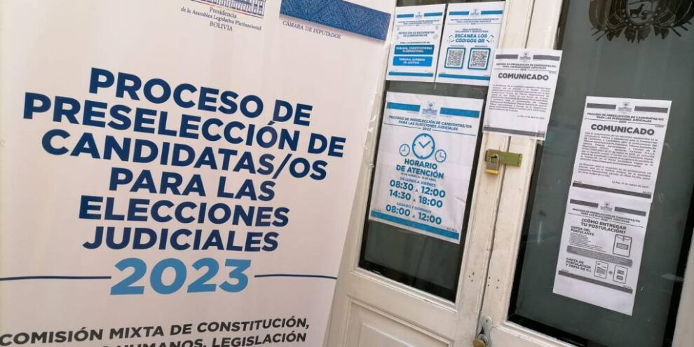 Elecciones judiciales: Opositores acusan al MAS de entorpecer el diálogo