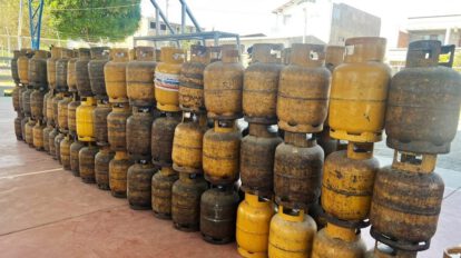Almacenamiento ilegal de gas en Quillacollo