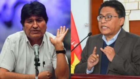Morales se pronunció contra Lima en su programa dominical de radio