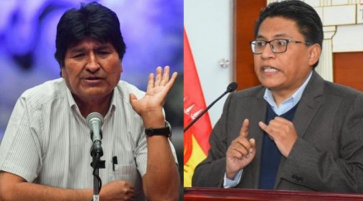 Morales se pronunció contra Lima en su programa dominical de radio