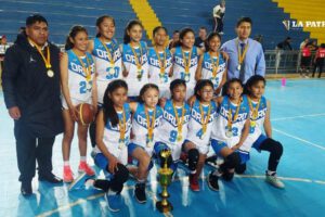 Selección orureña baloncesto U-13 damas asciende al Nivel B