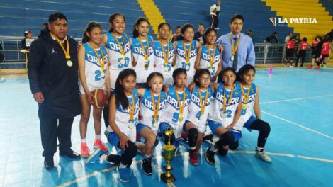 Selección orureña baloncesto U-13 damas asciende al Nivel B
