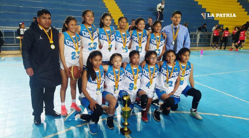 Selección orureña baloncesto U-13 damas asciende al Nivel B