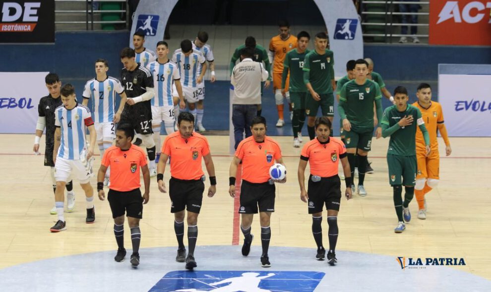 Bolivia y Argentina en Futsal