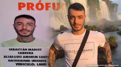 Recompensa por captura de narcotraficante Sebastián Marset Cabrera