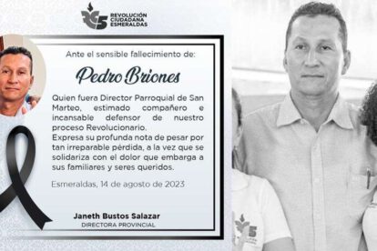 Crimen político en Ecuador: asesinato de Pedro Briones