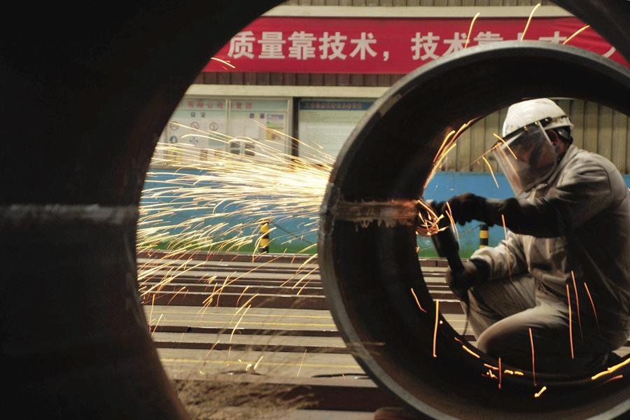 Producción industrial en China