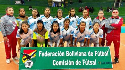 Oruro futsal femenino Sub-17 se queda sin chance de clasificar