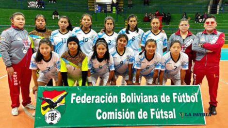 Oruro futsal femenino Sub-17 se queda sin chance de clasificar