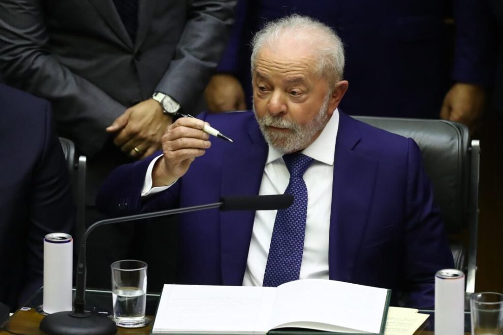 El presidente de Brasil, Luiz Inácio Lula da Silva, en la cumbre BRICS