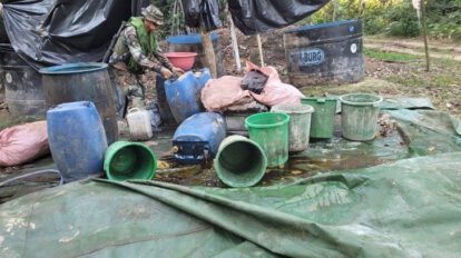 Felcn destruye fábricas de cocaína en el Chapare