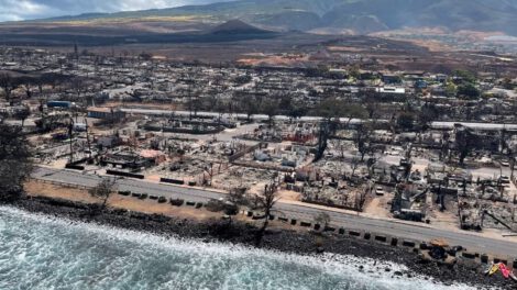 Ayuda de Japón a Hawái tras incendios devastadores