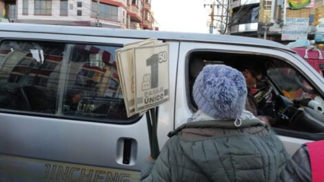 trameaje en El Alto