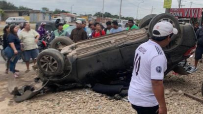 Accidente de tránsito en Santa Cruz