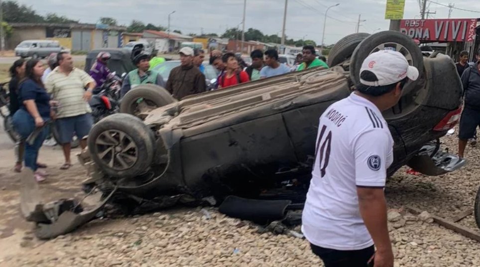 Accidente de tránsito en Santa Cruz