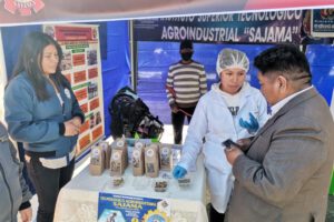 Feria de institutos técnicos mostrando innovaciones y ofertas académicas