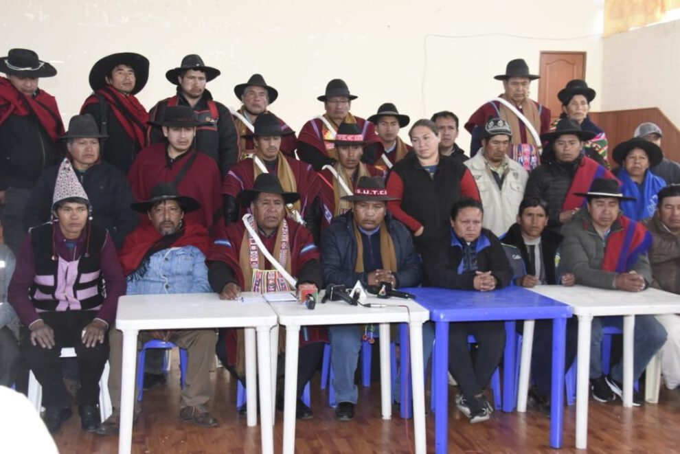 Congreso campesino en cuarto intermedio por hechos de violencia