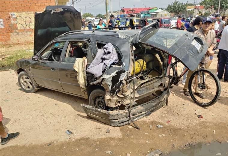 Accidente de tránsito que cobró dos vidas