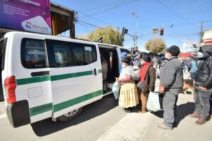 Aumento tarifas transporte Oruro