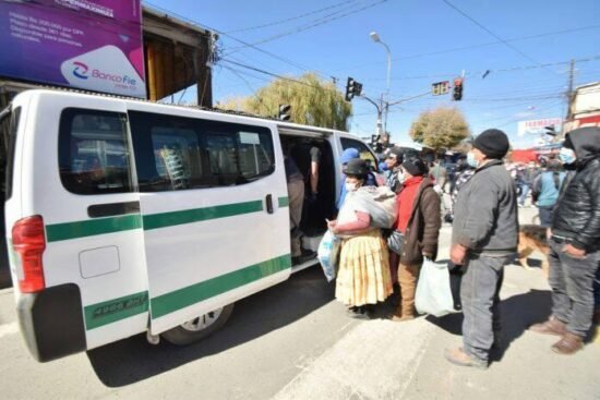 Aumento tarifas transporte Oruro
