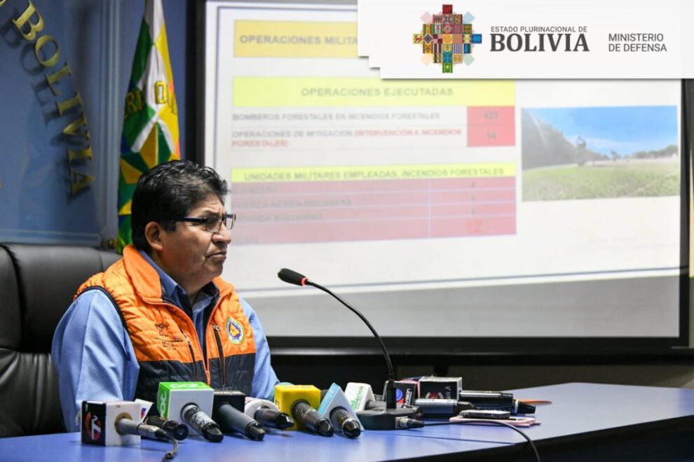 Incendios forestales en Bolivia