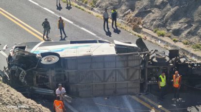Accidente en Oaxaca con inmigrantes venezolanos