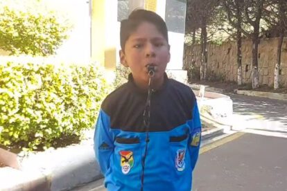 Erick Sebastián Callejas, joven árbitro apasionado por el fútbol