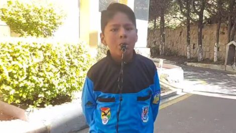 Erick Sebastián Callejas, joven árbitro apasionado por el fútbol