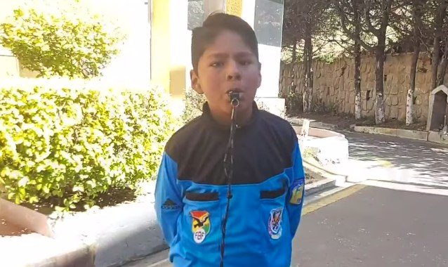 Erick Sebastián Callejas, joven árbitro apasionado por el fútbol