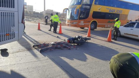 Accidentes de motociclistas en Bolivia