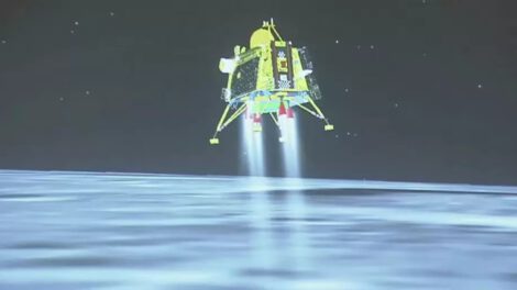 Alunizaje en el polo Sur de la Luna por India