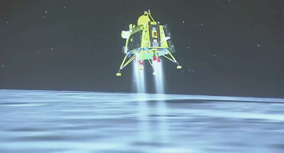 Alunizaje en el polo Sur de la Luna por India