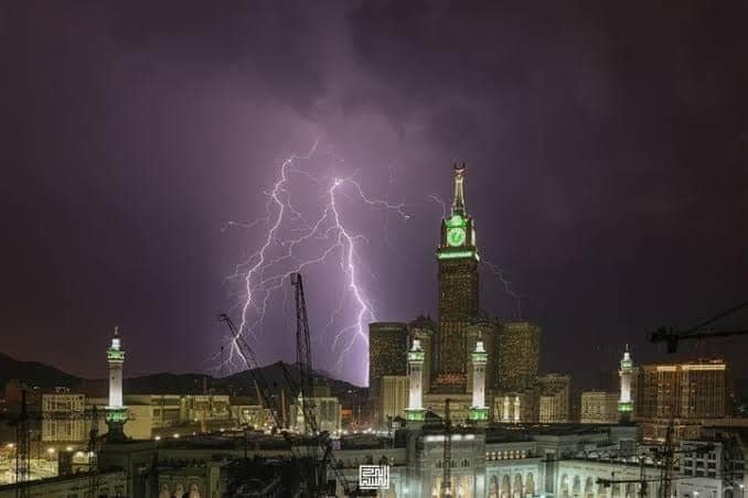 Tormentas en La Meca, Arabia Saudita
