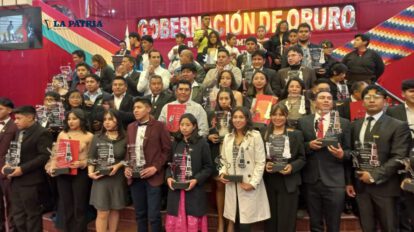 Faros de Oro y Plata entregados a los mejores deportistas de Oruro